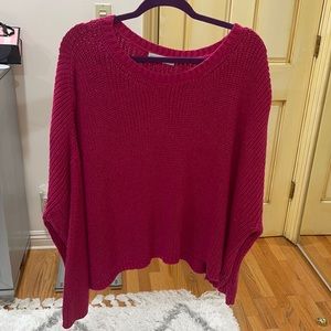 Hot pink sweater